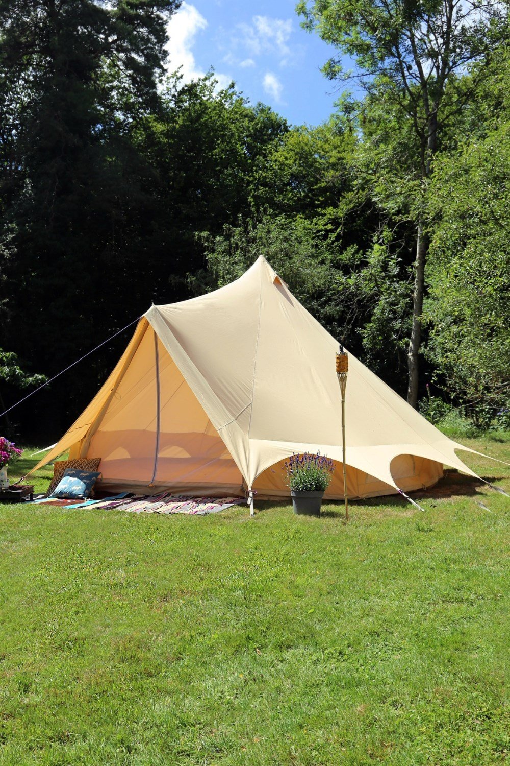 Tents |  3M Bell Tent Plus Canvas Lite 200Gsm