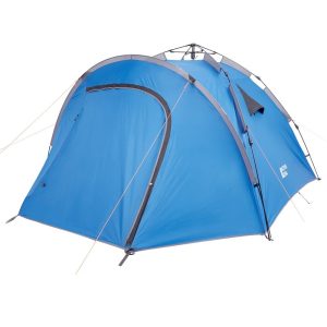 Tents |  4 Person Tent 100% Waterproof & Storm-Proof Tents Blue