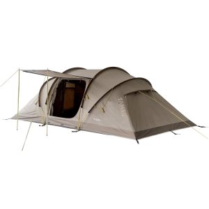 Tents |  4 Person Trekking Tent 100% Recycled Polyester Tents Taupe / Grey