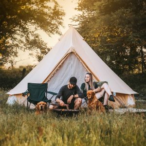 Tents |  4M Bell Tent Canvas 285Gsm Tents Sandstone