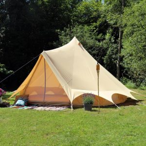 Tents |  4M Bell Tent Plus Canvas Lite 200Gsm Tents Sandstone