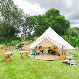 Tents |  4M Cotton Canvas Bell Tent Tents Natural