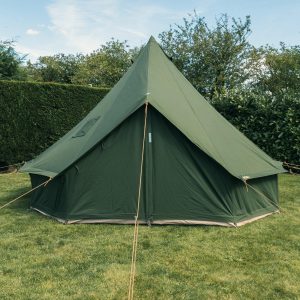 Tents |  4M Cotton Canvas Bell Tent Tents Olive Green