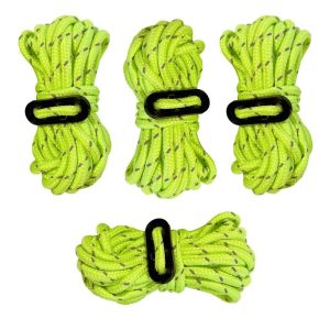 Tents |  4M Guy Rope Set Of 4 Pieces Tents Green