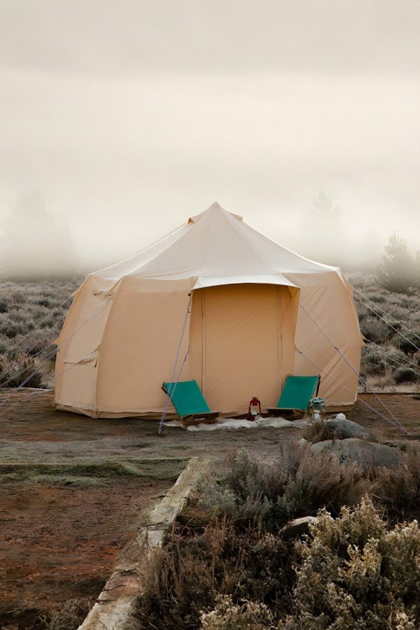 Tents |  4M Luna Bell Tent Canvas 285Gsm Tents Sandstone