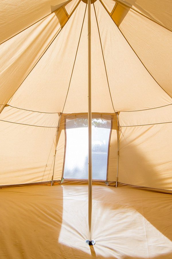 Tents |  4M Luna Bell Tent Canvas 285Gsm Tents Sandstone