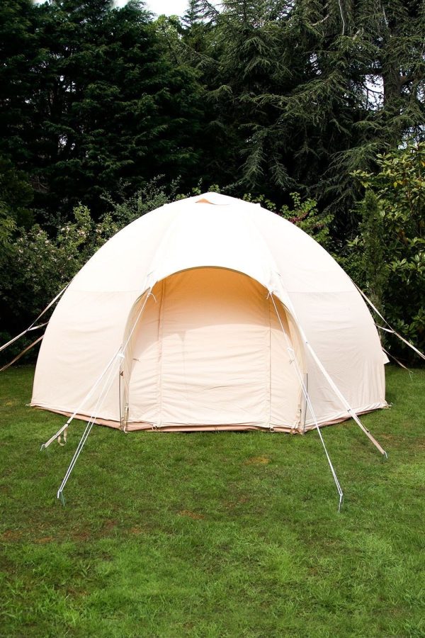 Tents |  4M Nova Air Dome Tent Canvas Lite 200Gsm Tents Sandstone