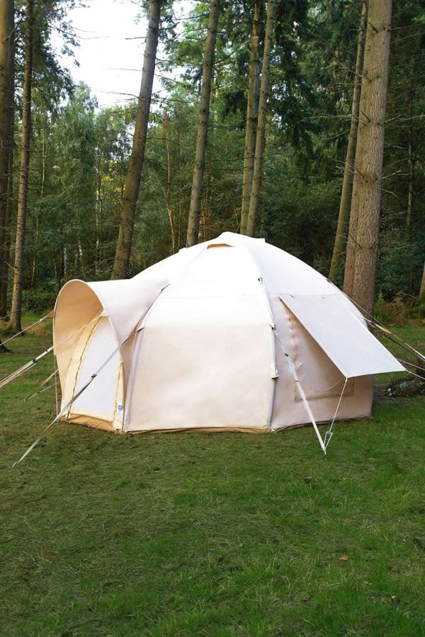 Tents |  4M Nova Air Dome Tent Canvas Lite 200Gsm Tents Sandstone