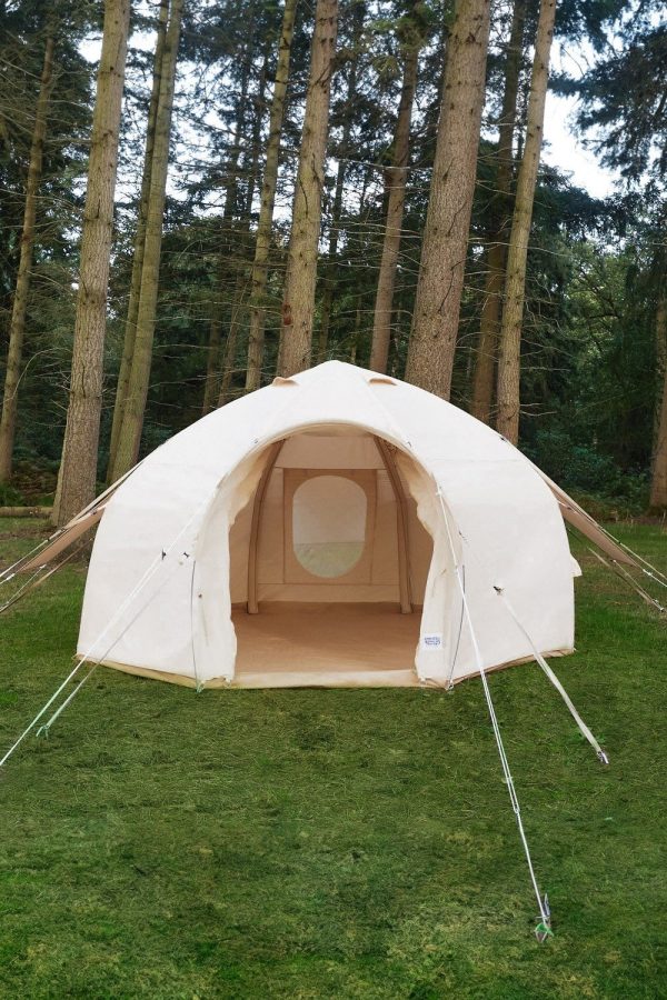 Tents |  4M Nova Air Dome Tent Canvas Lite 200Gsm Tents Sandstone