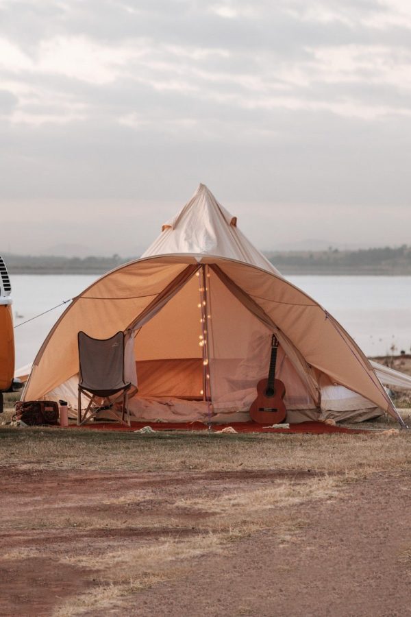 Tents |  4M Star Bell Tent Canvas 285Gsm Tents Sandstone