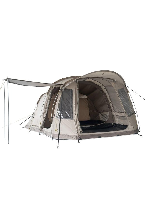 Tents |  5 Person Family Tunnel Tent 100% Recycld Polyester Tents Taupe / Grey