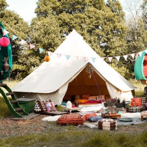 Tents |  5M Classic Bell Tent Cotton 285Gsm Tents Coffee