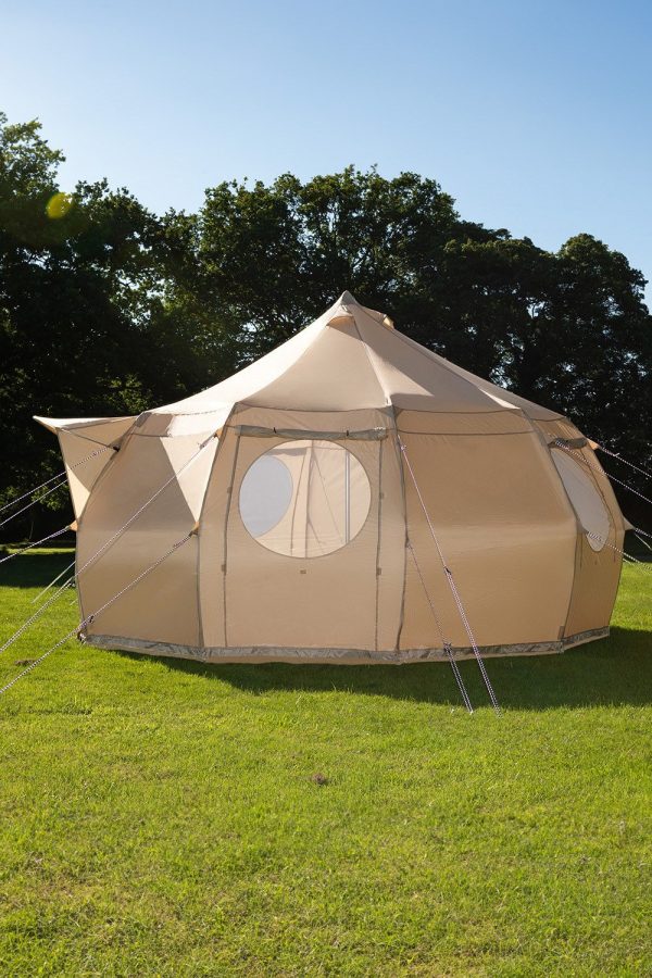 Tents |  5M Luna Bell Tent Oxford Ultralite 100Gsm Tents Sandstone