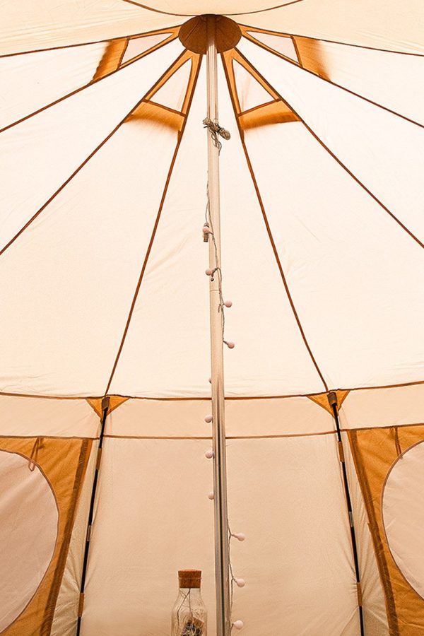 Tents |  5M Luna Bell Tent Oxford Ultralite 100Gsm Tents Sandstone