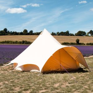 Tents |  5M Star Bell Tent Canvas Lite 200Gsm Tents Sandstone