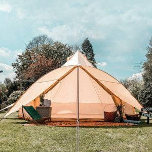 Tents |  5M Star Bell Tent Oxford Ultralite 100Gsm Tents Sandstone