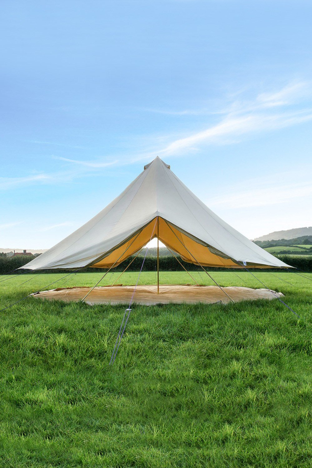 Tents |  6M Bell Tent Double Door Canvas 285Gsm