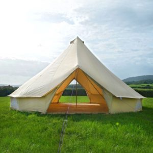 Tents |  7M Bell Tent Double Door Canvas 285Gsm Tents Sandstone