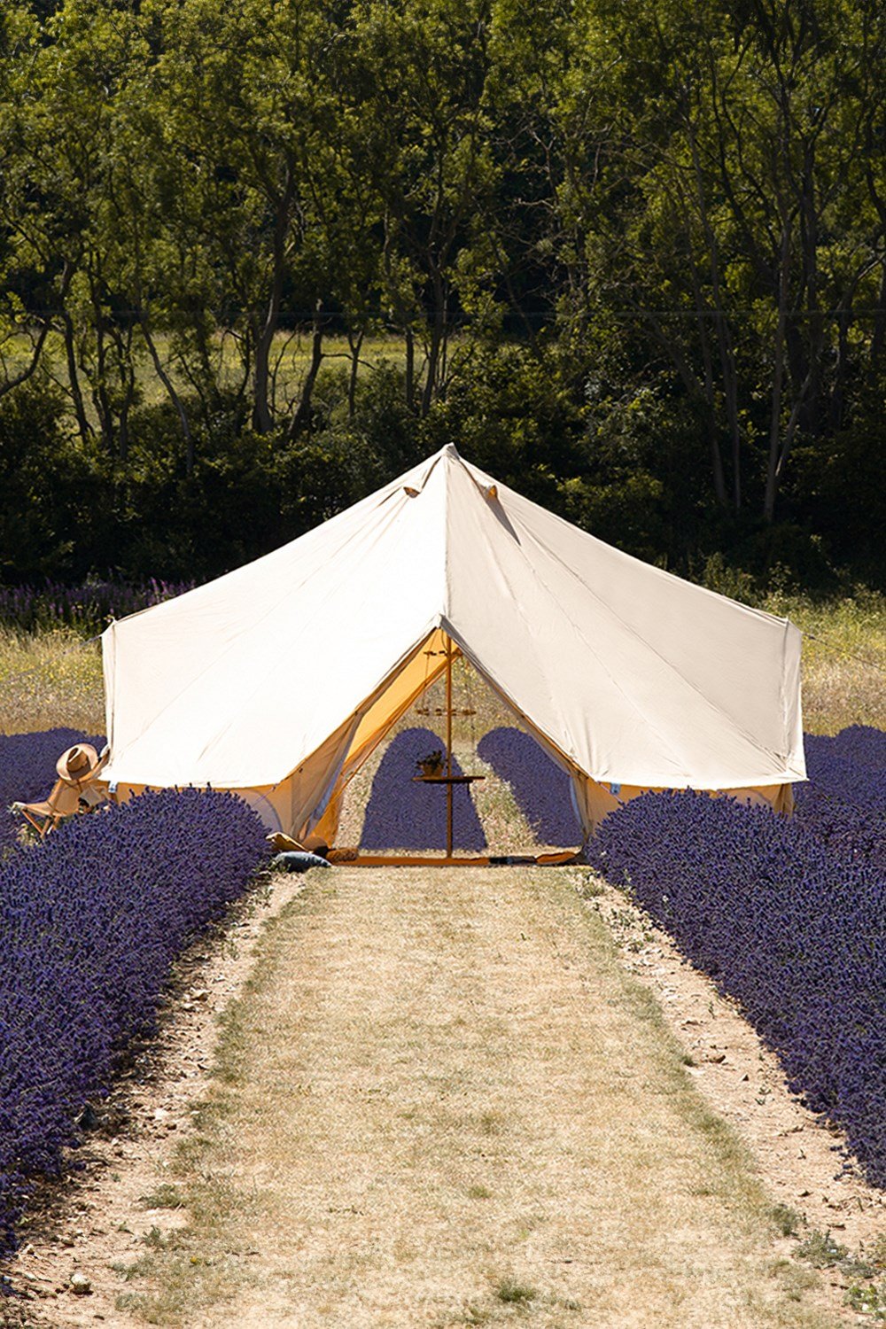 Tents |  7M Bell Tent Quad Door Canvas 285Gsm