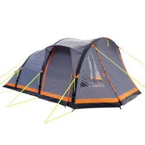 Tents |  Abberley Xl Breeze 4 Berth Tent Tents Black/Charcoal/Orange Trim