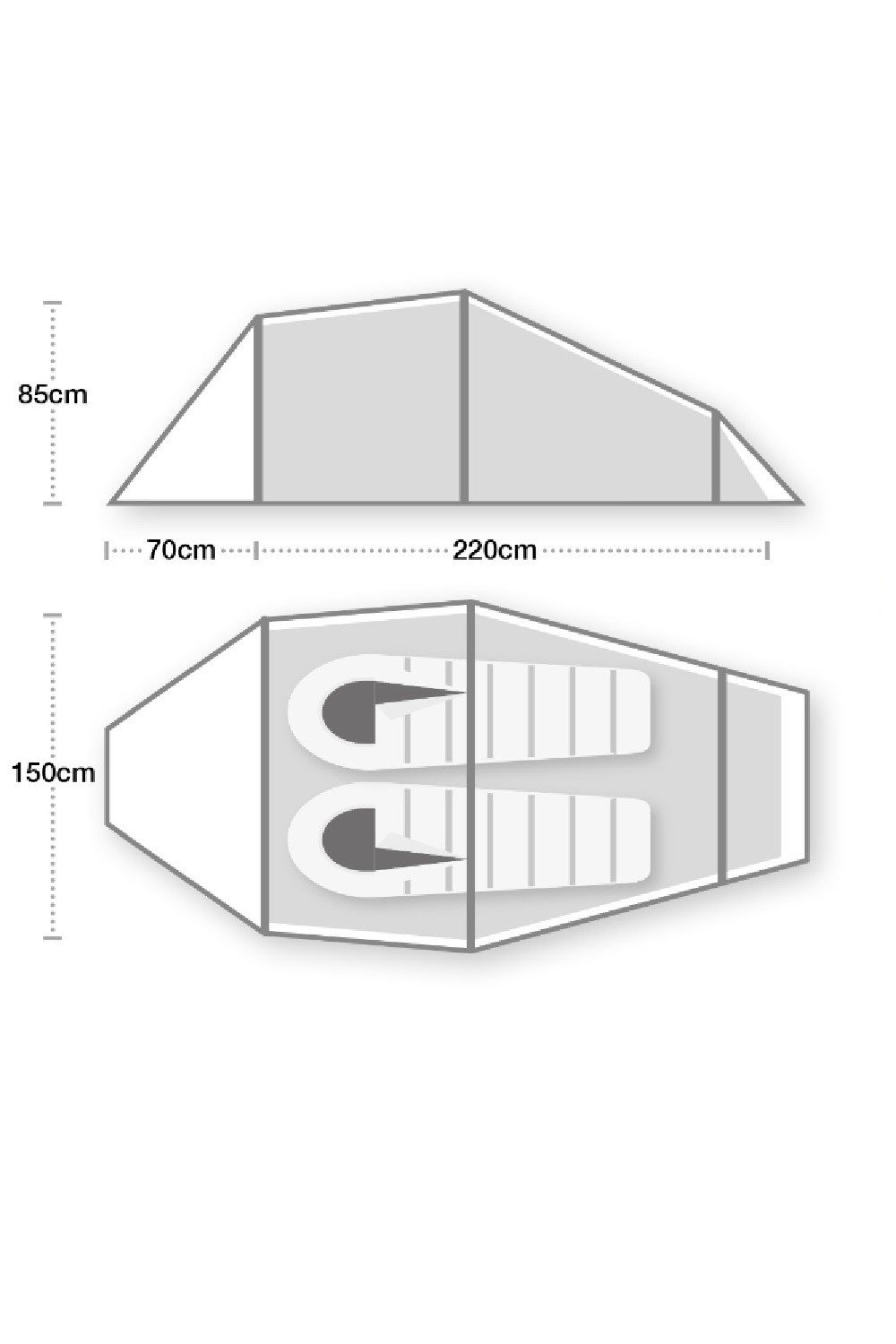 Tents |  Blizzard Compact 2 Man Tent