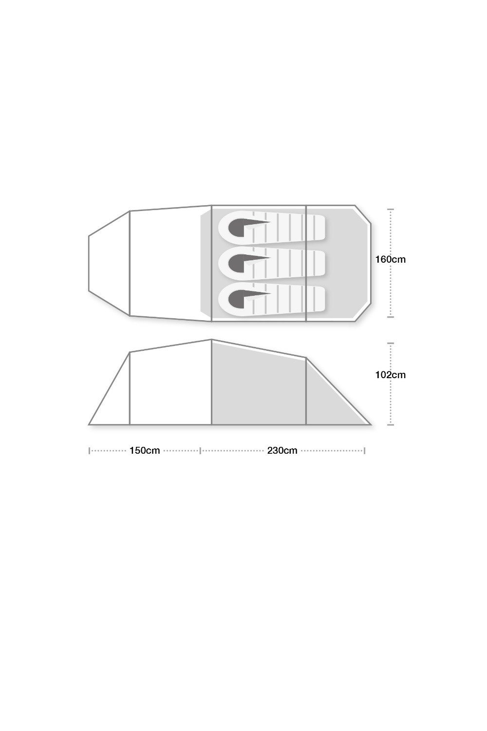 Tents |  Blizzard Compact 3 Man Tent