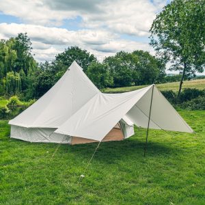 Tents |  Canvas Bell Tent Awning 3.6M X 2.4M Tents Tents