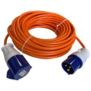 Tents |  Caravan Mains Extension Cable 25M Tents Orange Lead