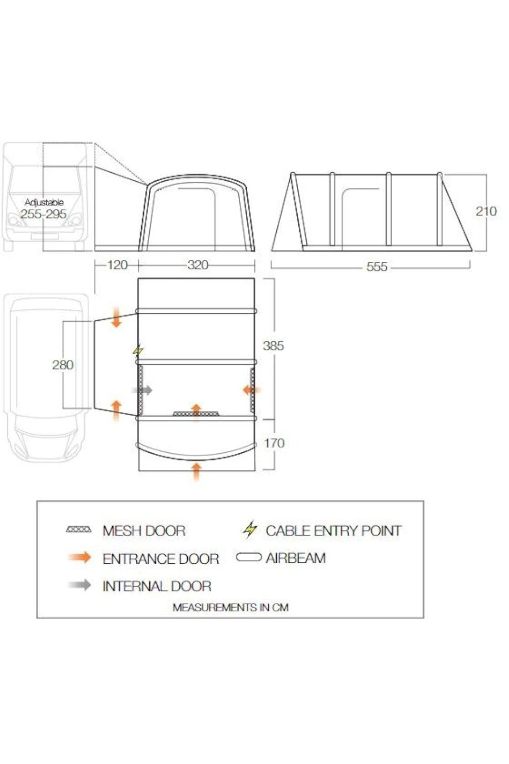 Tents |  Galli Iii Air Tall Drive Away Awning