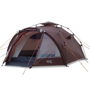 Tents |  Gobi 3 Person Quick Pitch Moto Camping Tent Tents Russet Brown