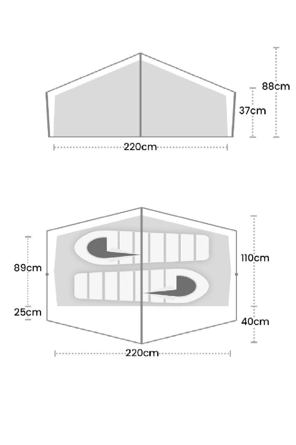 Tents |  Laser Compact 2 Man Tent And Footprint Bundle