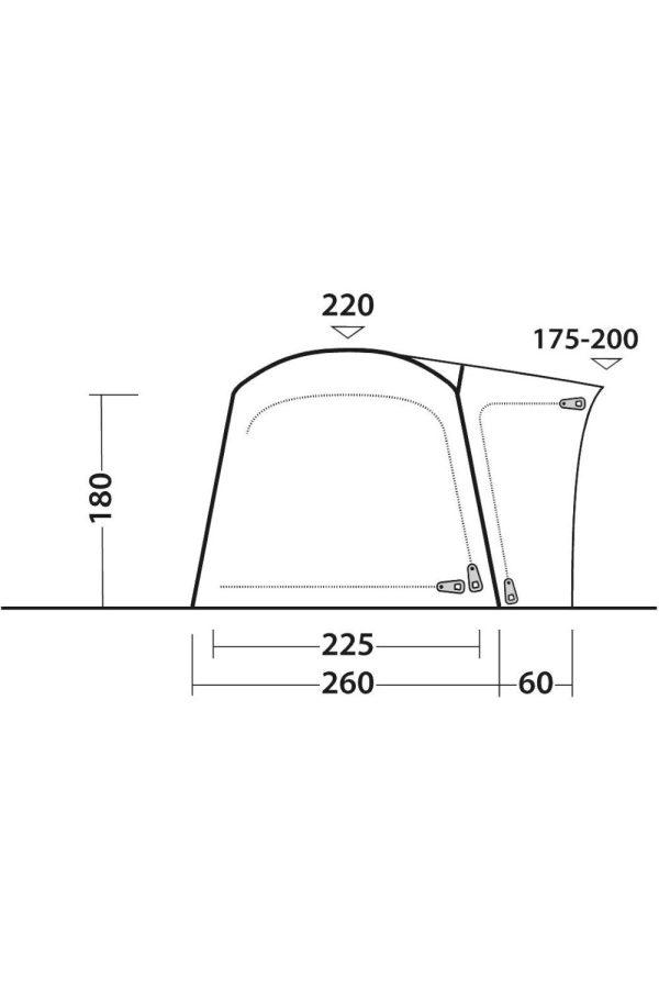 Tents |  Milestone Lux Vehicle Awning Tents Black & Grey