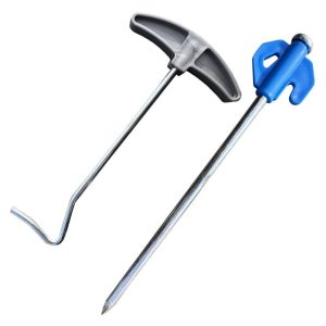 Tents |  Rock Peg Pack Includes Free Peg Puller Tents Silver