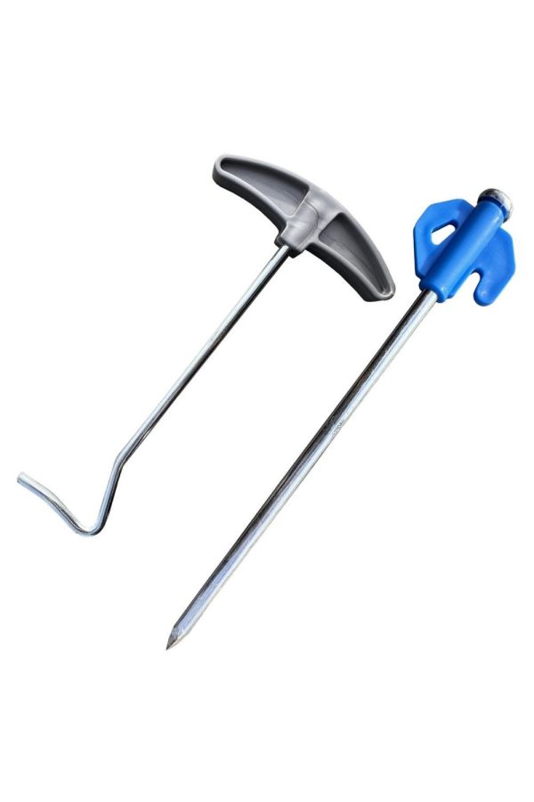 Tents |  Rock Peg Pack Includes Free Peg Puller Tents Silver