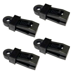 Tents |  Tent Carpet Clamps 4Pcs Tents Black