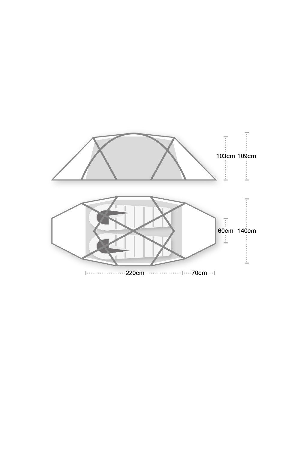 Tents |  Trisar 2D 2 Man Tent