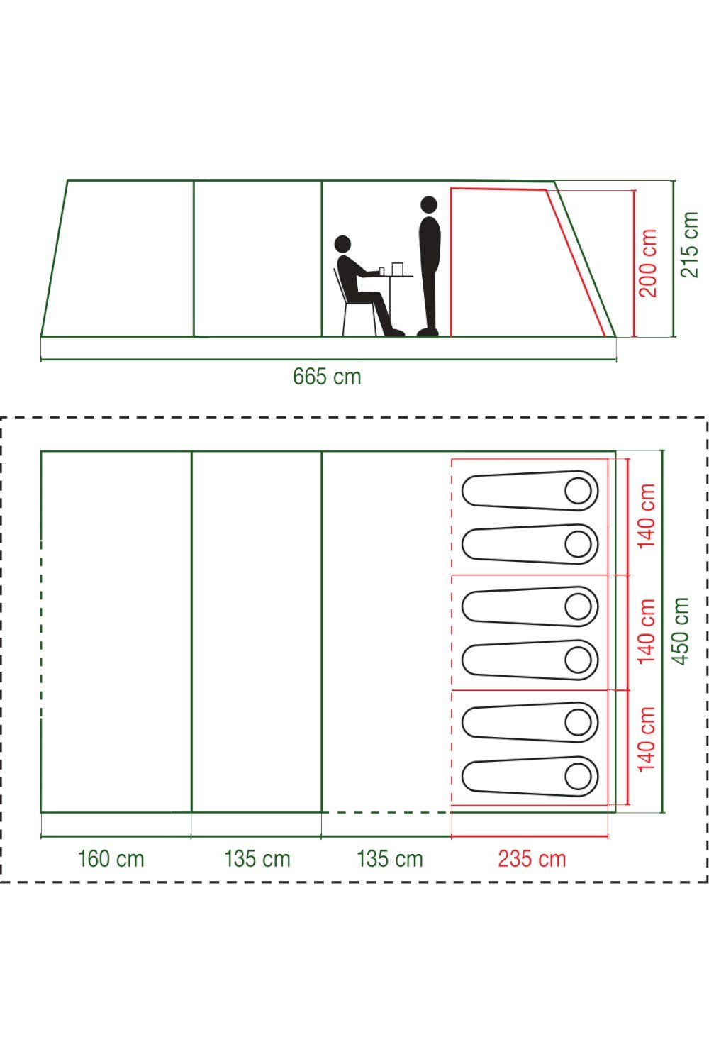 Tents |  Weathermaster 6 Man Xl Air Blackout Tent