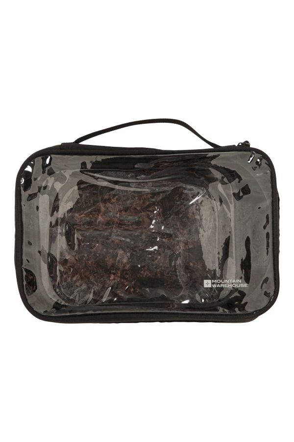 Travel Accessories |  Clear Travel Cases 3-Pack Travel Accessories Black