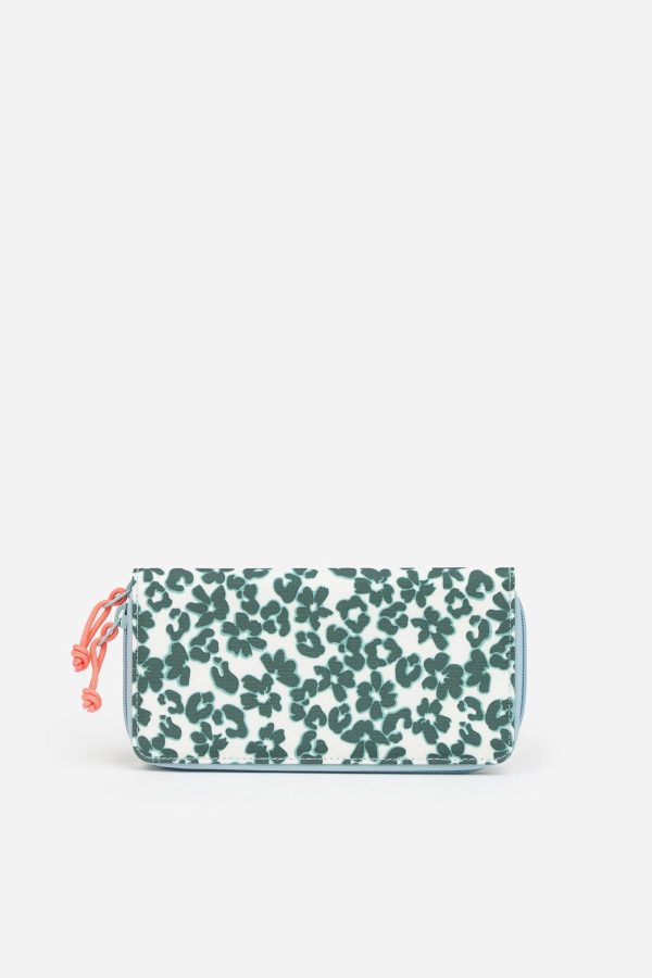 Travel Accessories |  Leopard Florals Purse Travel Accessories Green