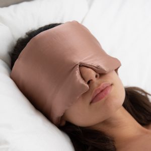 Travel Accessories |  Luxury Unisex Silk Blackout Sleep Eye Mask Travel Accessories Burgundy Berry