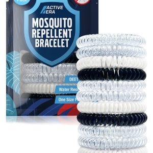 Travel Accessories |  Mosquito Repellent Bands 12 Pack Travel Accessories Black/White/Clear