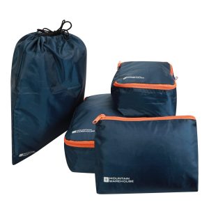 Travel Accessories |  Packing Cubes – Set Of 4 Travel Accessories Navy