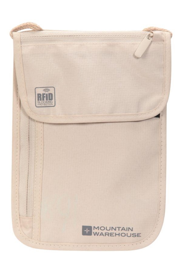 Travel Accessories |  Rfid Neck Pouch Travel Accessories Beige