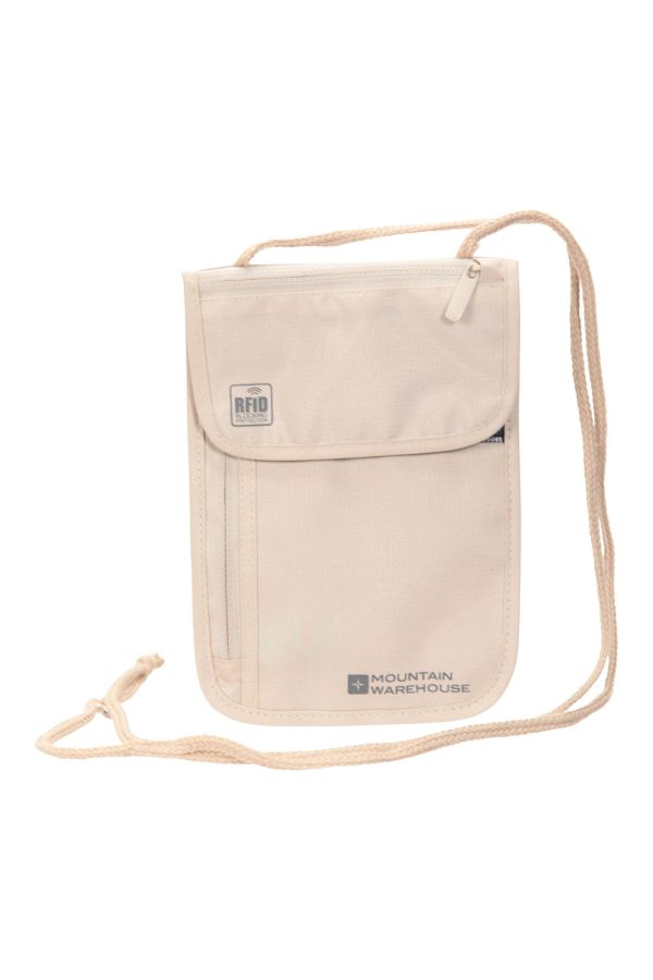 Travel Accessories |  Rfid Neck Pouch Travel Accessories Beige