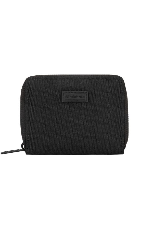 Travel Accessories |  Selus Zip Round Wallet Travel Accessories Black