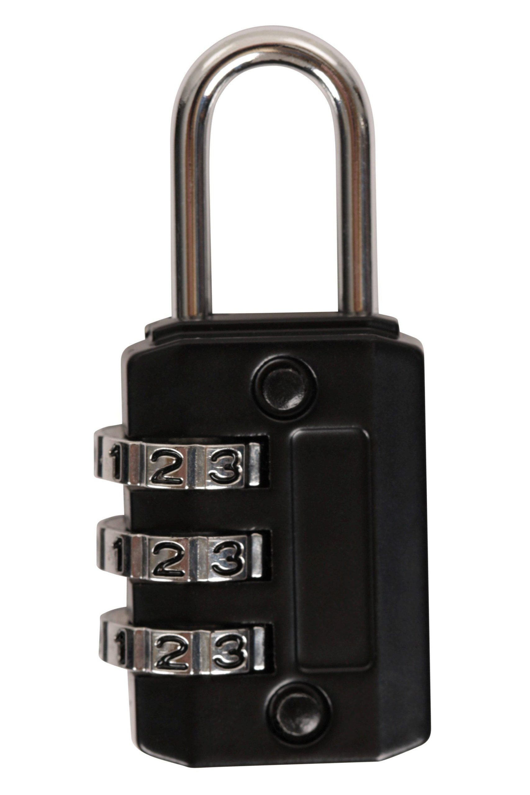 Travel Accessories |  Three Dial Combination Padlock