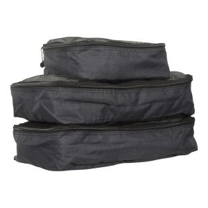 Travel Accessories |  Travel Organiser – Set Of 3 Travel Accessories Charcoal