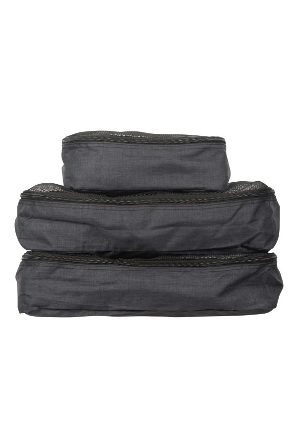 Travel Accessories |  Travel Organiser – Set Of 3 Travel Accessories Charcoal