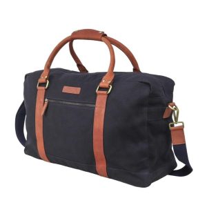 Travel Accessories |  Waxed Canvas Holdall Overnight Bag Luggage & Accessories Luggage & Accessories