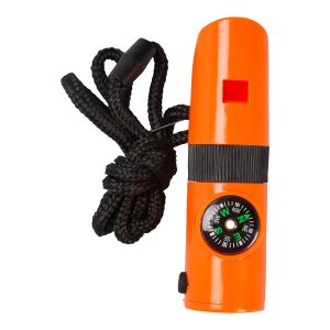 Walking Equipment |  7 In 1 Survival Whistle Walking Equipment Orange